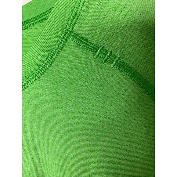Lululemon long sleeve athletic running gym shirt green men's size XL - Picture 3 of 4